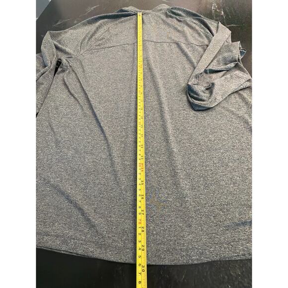 SB Tech coolplay L/S gray 1/4 zip baselayer LT - Picture 6 of 6